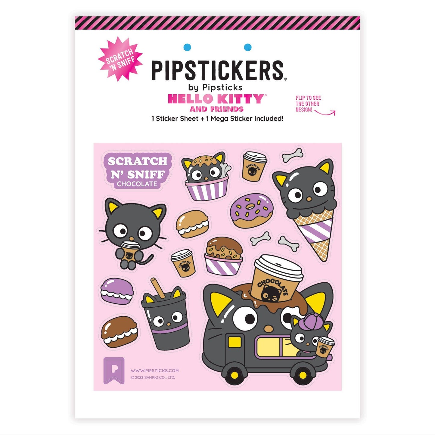 Chococat Chocolate Chariot Scratch 'n Sniff Stickers (2ct)