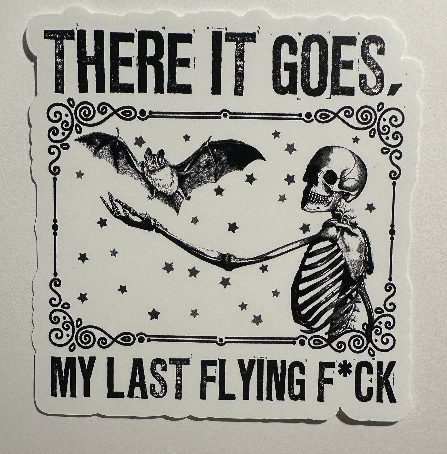 There It Goes Vinyl Sticker