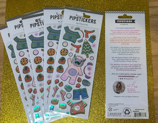 Yeti Get Ready- Dress Your Own Yeti Sticker Set!