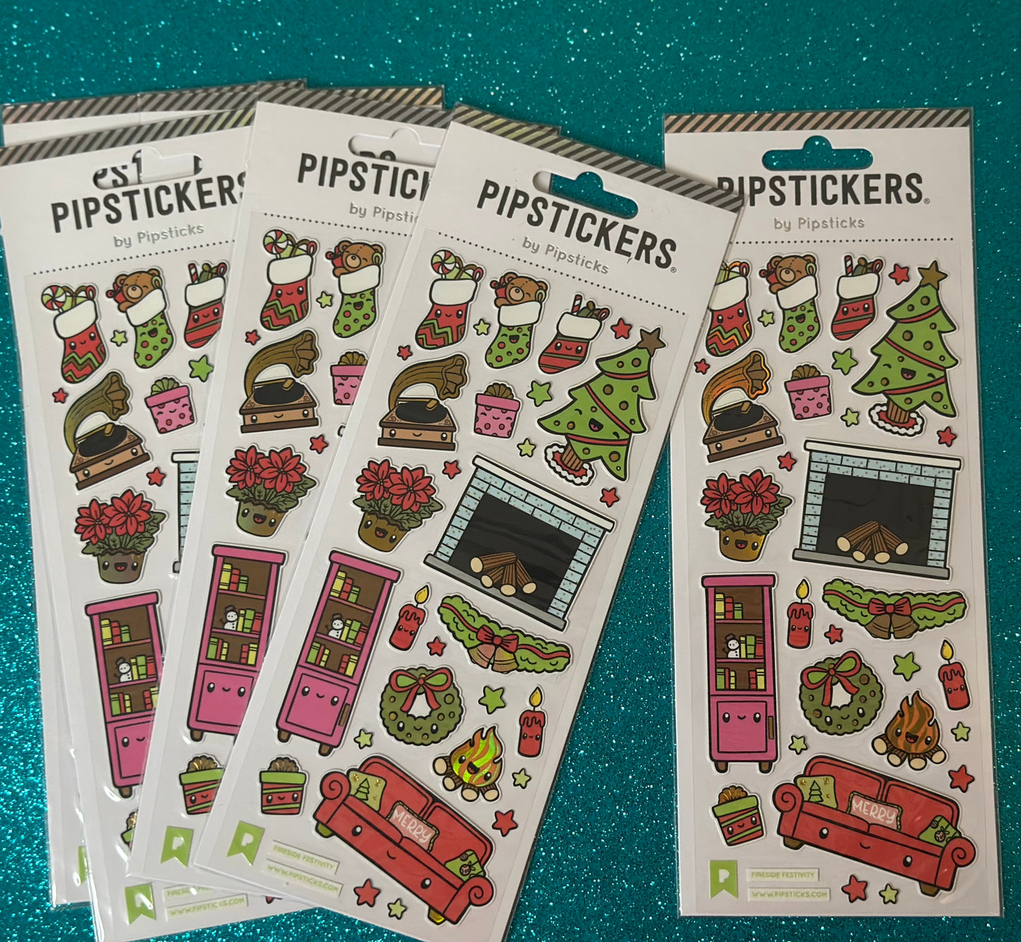 Fireside Festivity- Create your own Cozy Space Sticker Set