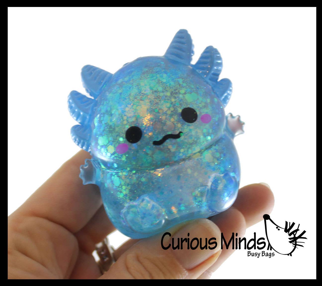 Axolotl Sugar Ball - Syrup Molasses Thick Glue/Gel Stress/Sensory Squeeze Fidget Toy