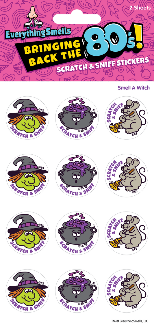 Smell A Witch - Scratch & Sniff Stickers
