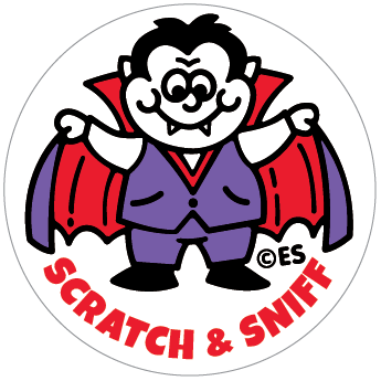 Blood Orange Vampire- Scratch & Sniff Stickers