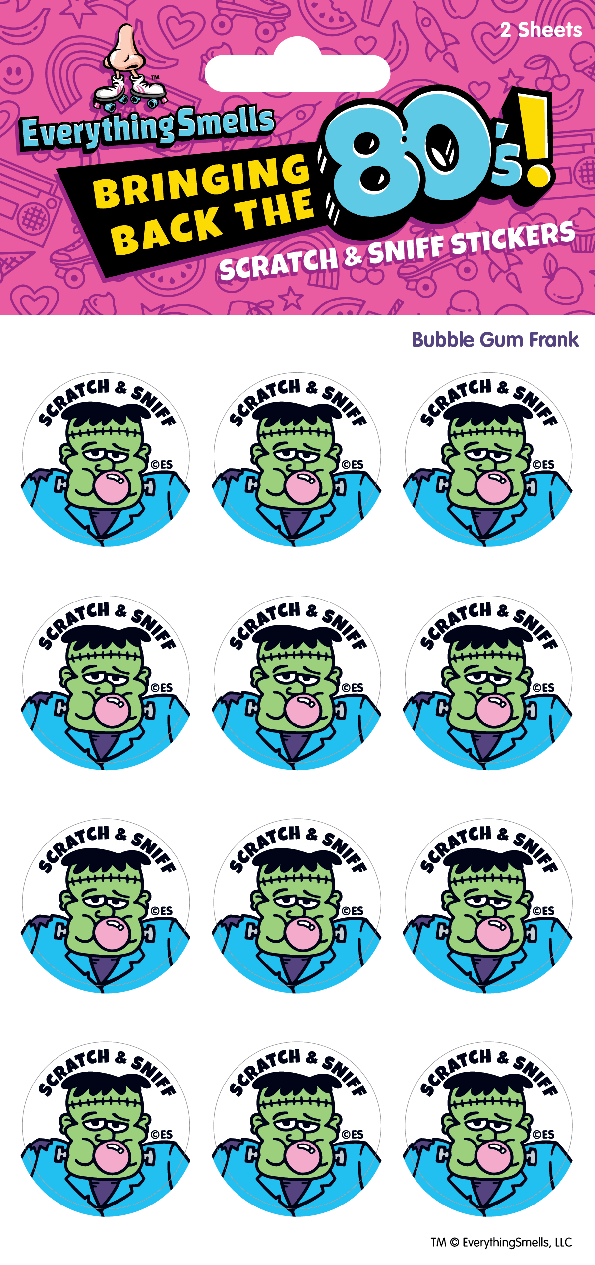 Franken Bubble - Scratch & Sniff Stickers