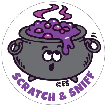 Smell A Witch - Scratch & Sniff Stickers