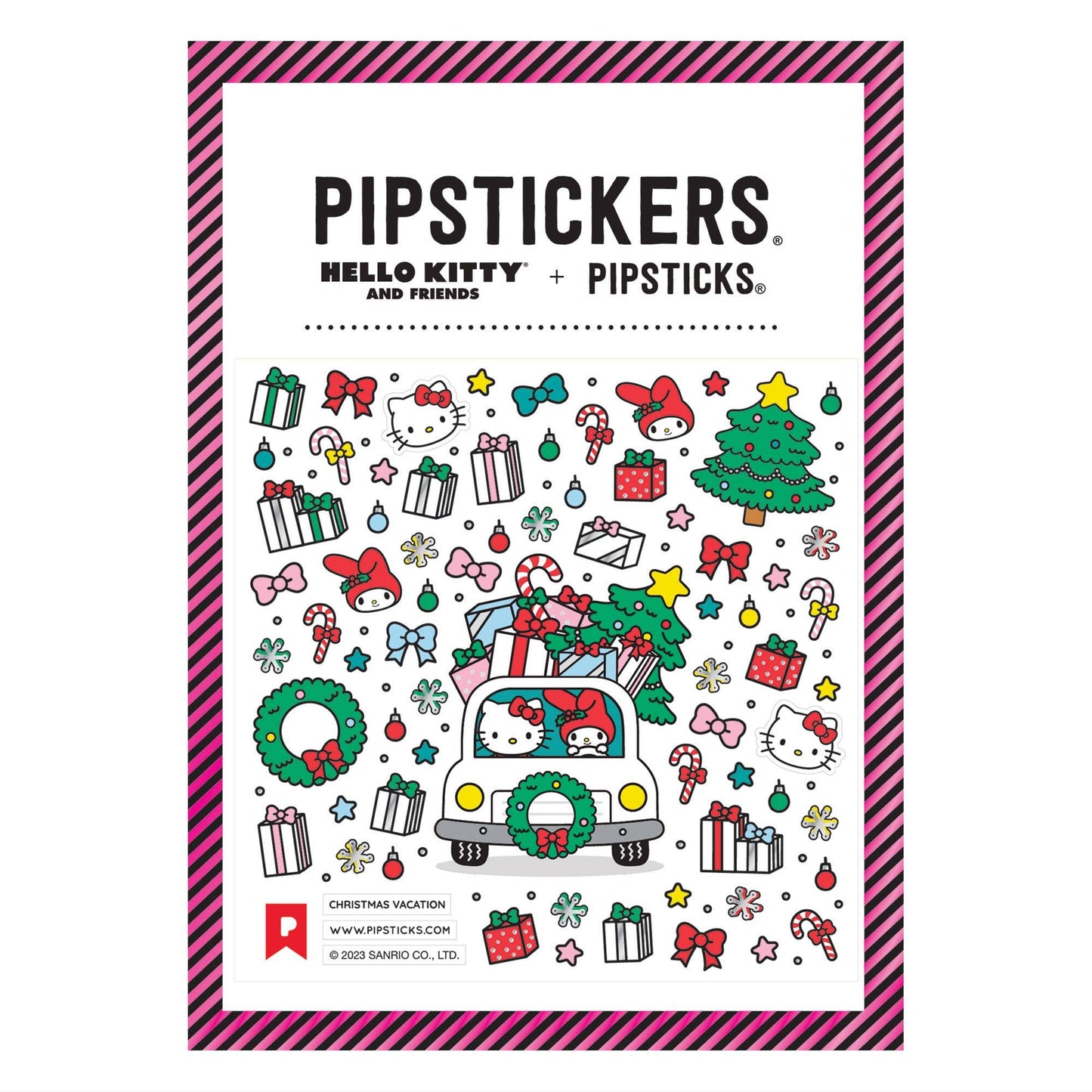 Hello Kitty And Friends Christmas Vacation- Mini Sticker Set