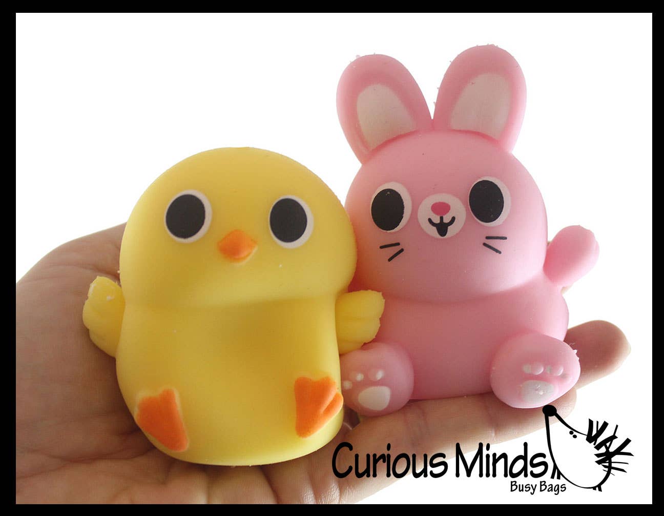 Easter Themed Creamy Doh Filled Squeeze Sensory Stress Balls- Perfect for Easter Baskets!
