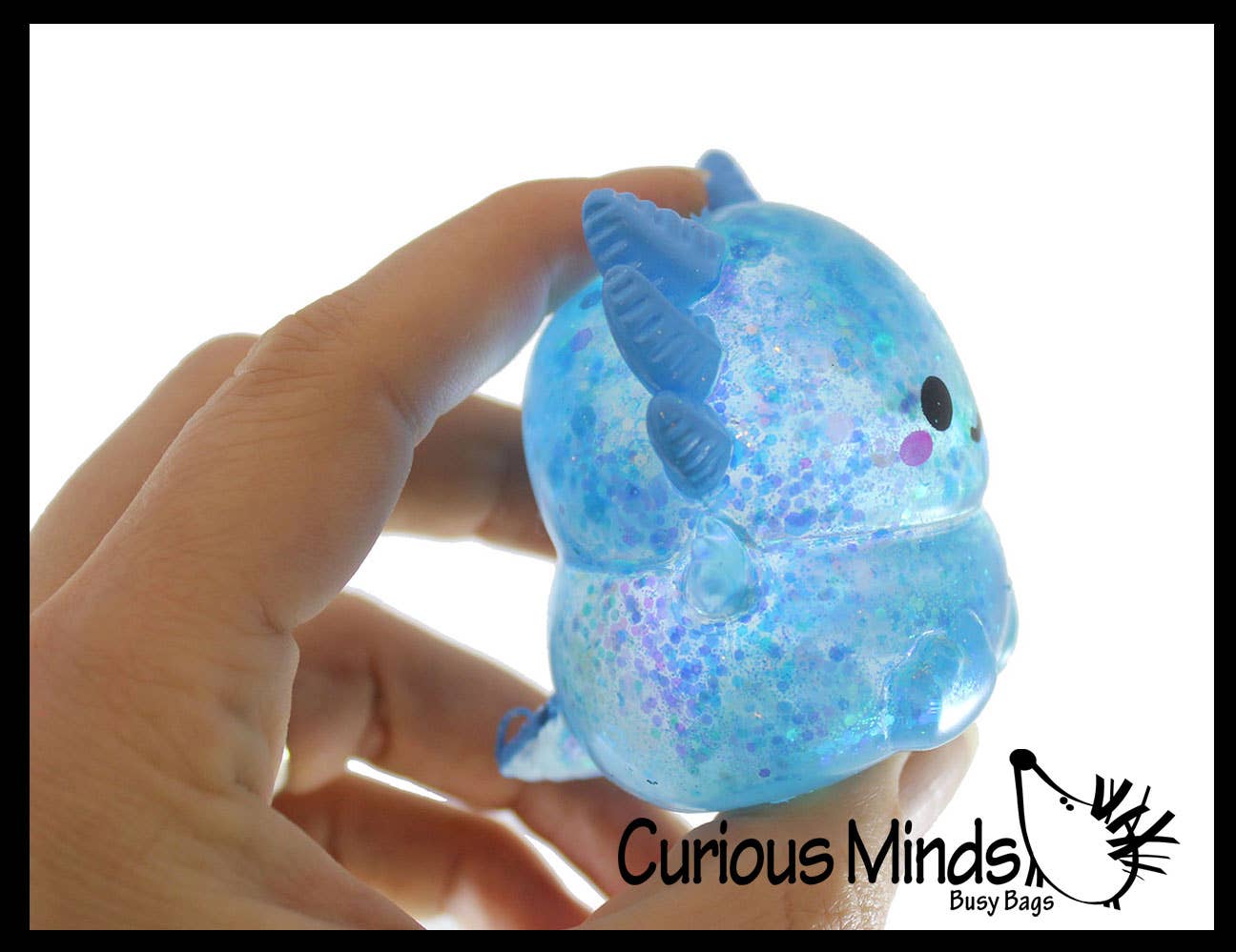 Axolotl Sugar Ball - Syrup Molasses Thick Glue/Gel Stress/Sensory Squeeze Fidget Toy