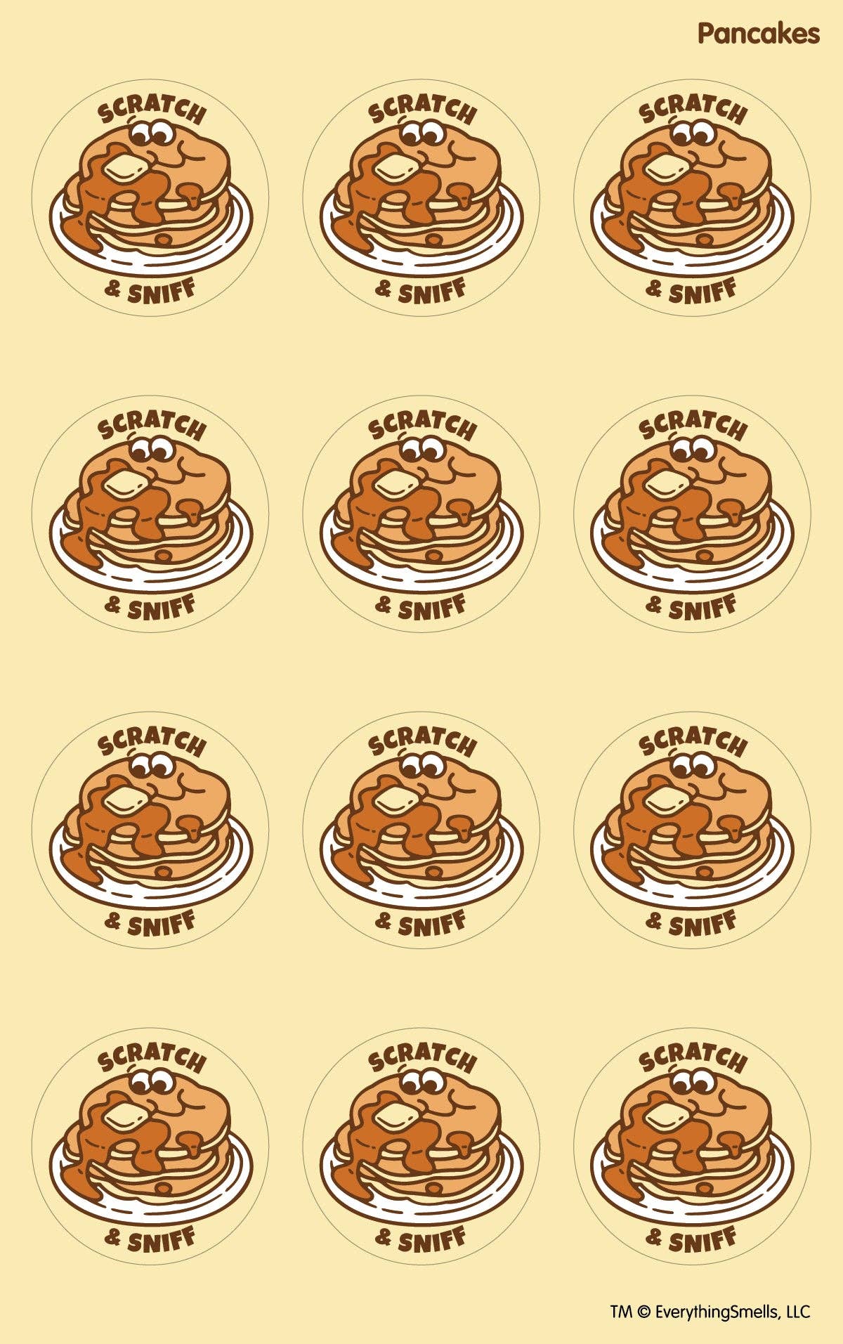 Pancakes EverythingSmells Scratch & Sniff Stickers