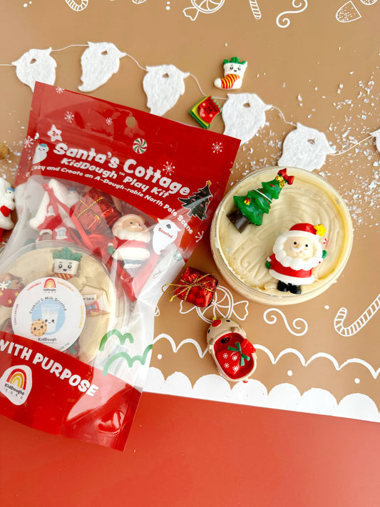 Santa's Cottage KidDough Play Kit- Sensory Hands-On Non-Toxic for ages 3 and up!