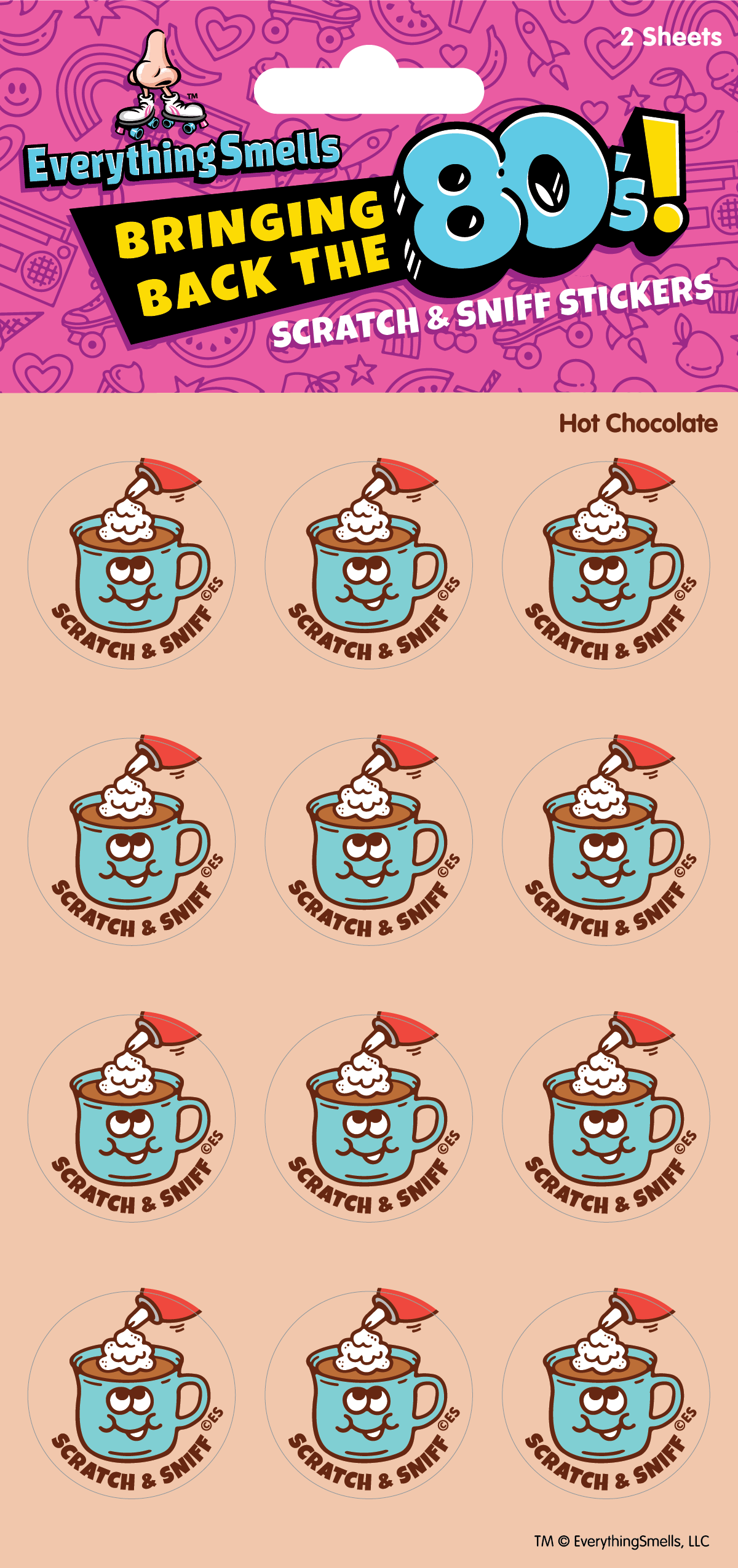 Hot Chocolate EverythingSmells Scratch & Sniff Stickers