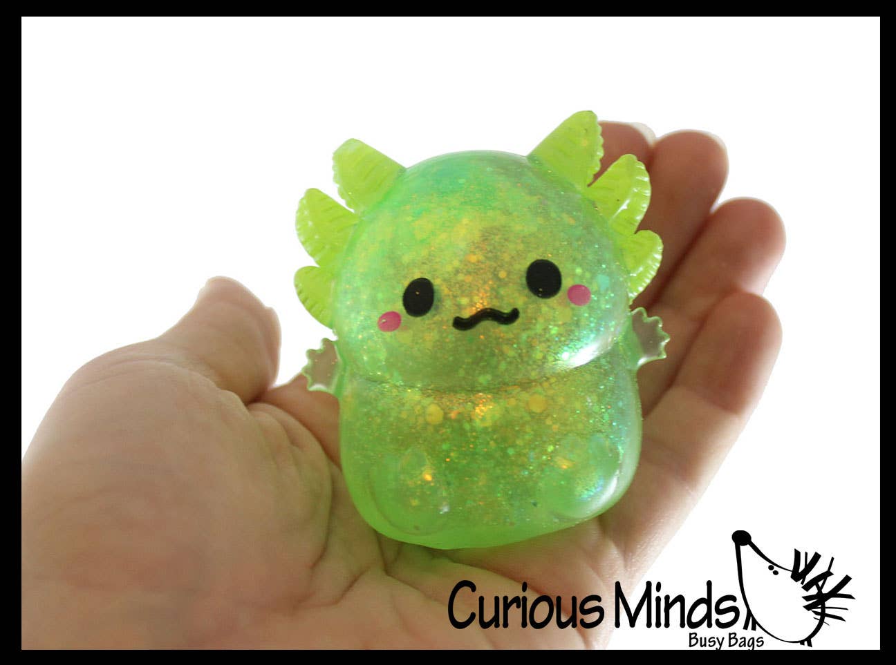 Axolotl Sugar Ball - Syrup Molasses Thick Glue/Gel Stress/Sensory Squeeze Fidget Toy