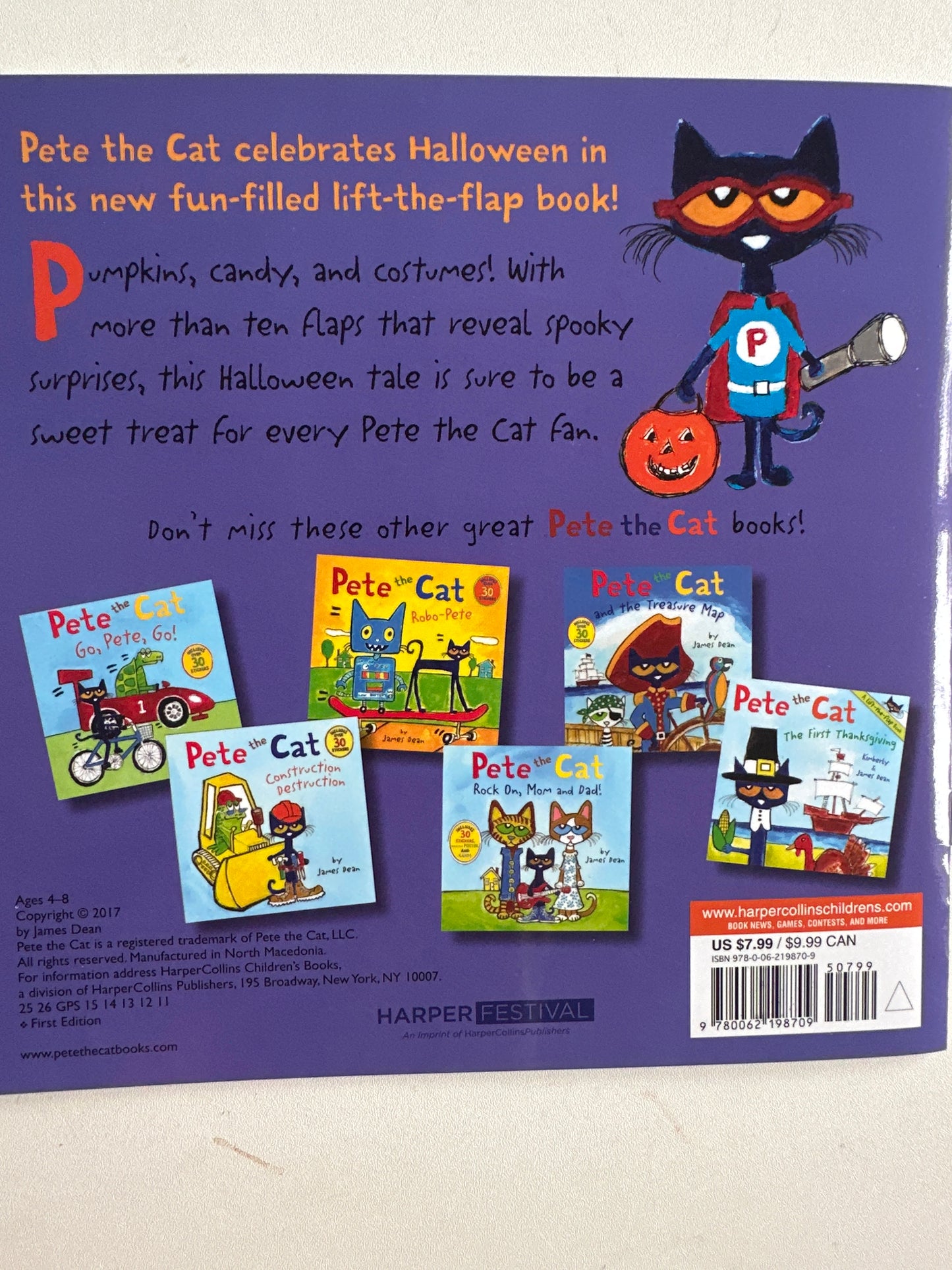Pete the Cat: Trick or Pete : James Dean