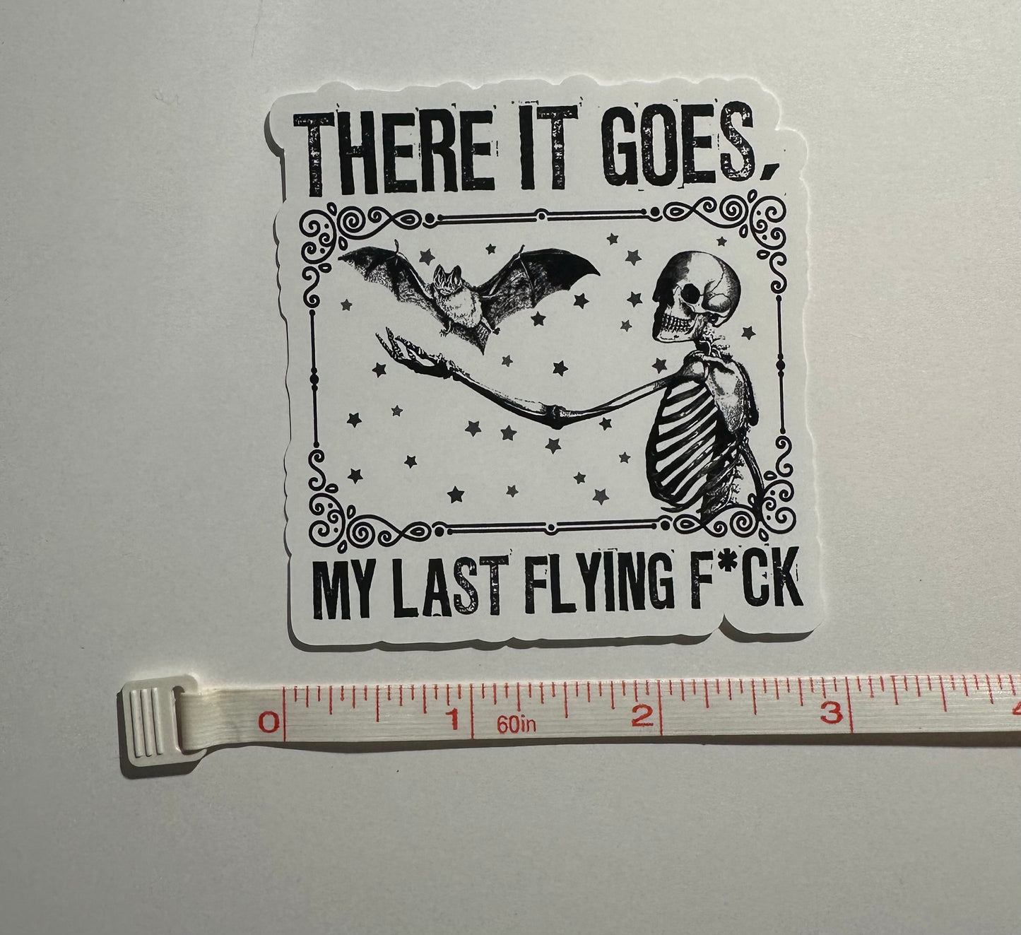 There It Goes Vinyl Sticker