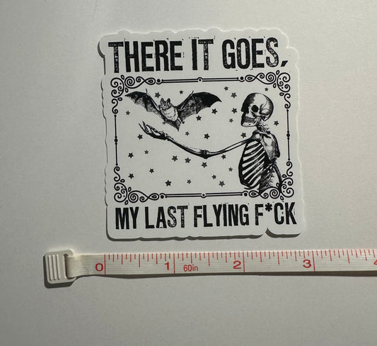 There It Goes Vinyl Sticker