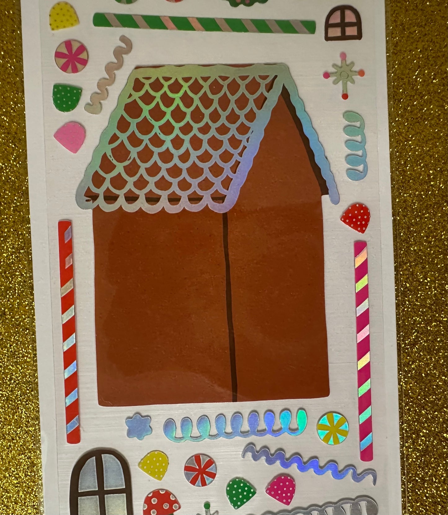Build Your Own Gingerbread House Sticker Set- PipStickers