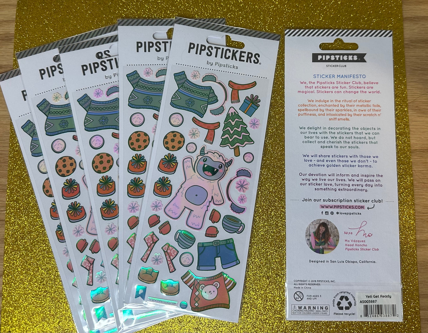 Yeti Get Ready- Dress Your Own Yeti Sticker Set!