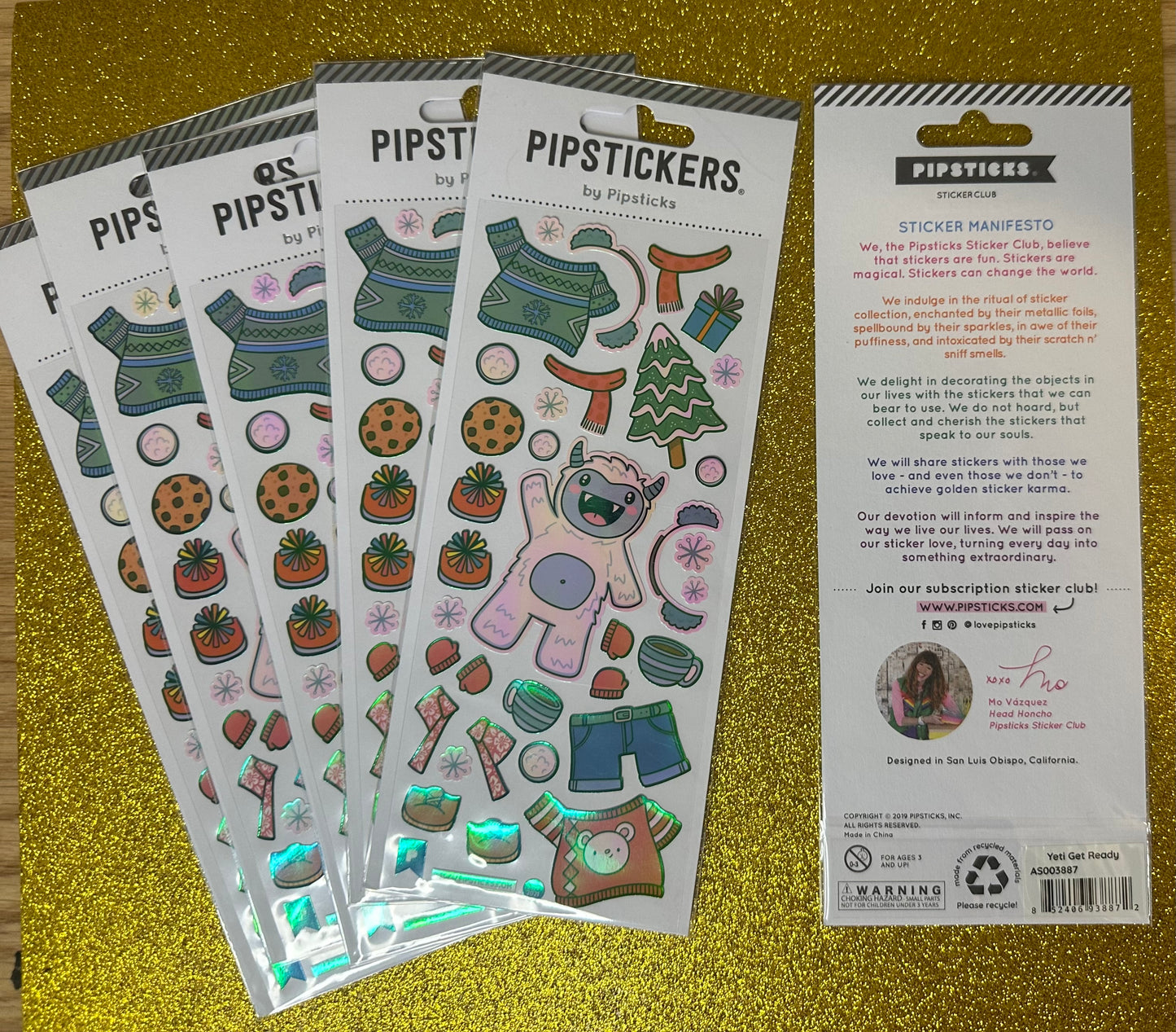 Yeti Get Ready- Dress Your Own Yeti Sticker Set!