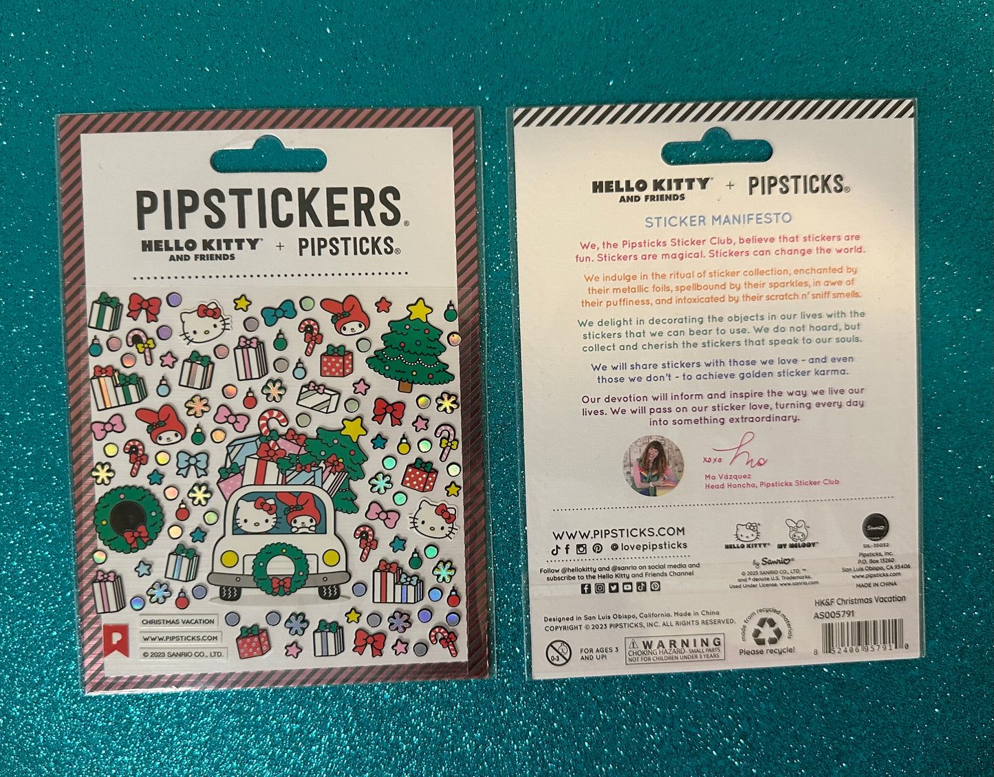 Hello Kitty And Friends Christmas Vacation- Mini Sticker Set