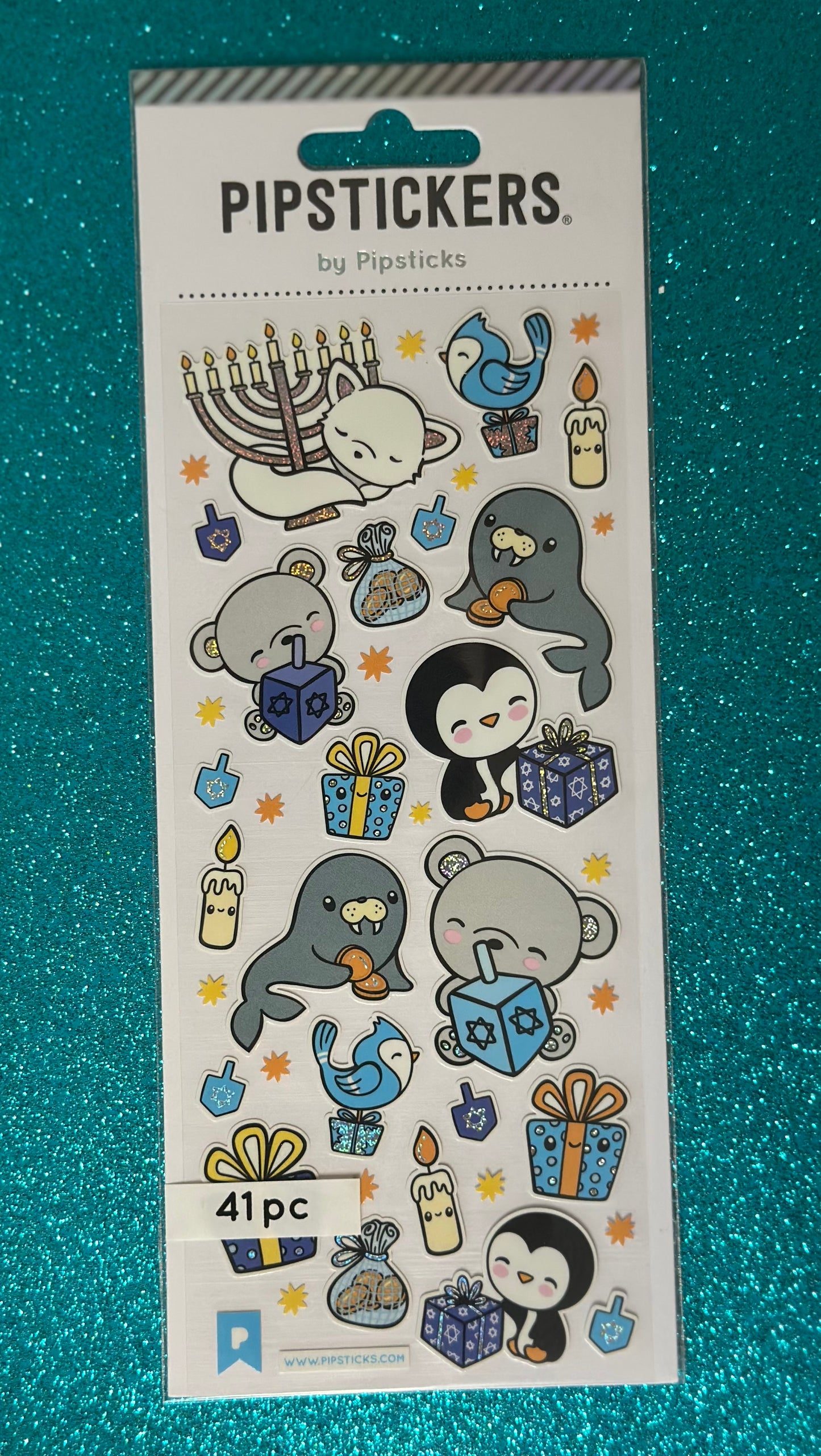 Festival Of Lights- Adorable Glitter Foil Sticker Sets