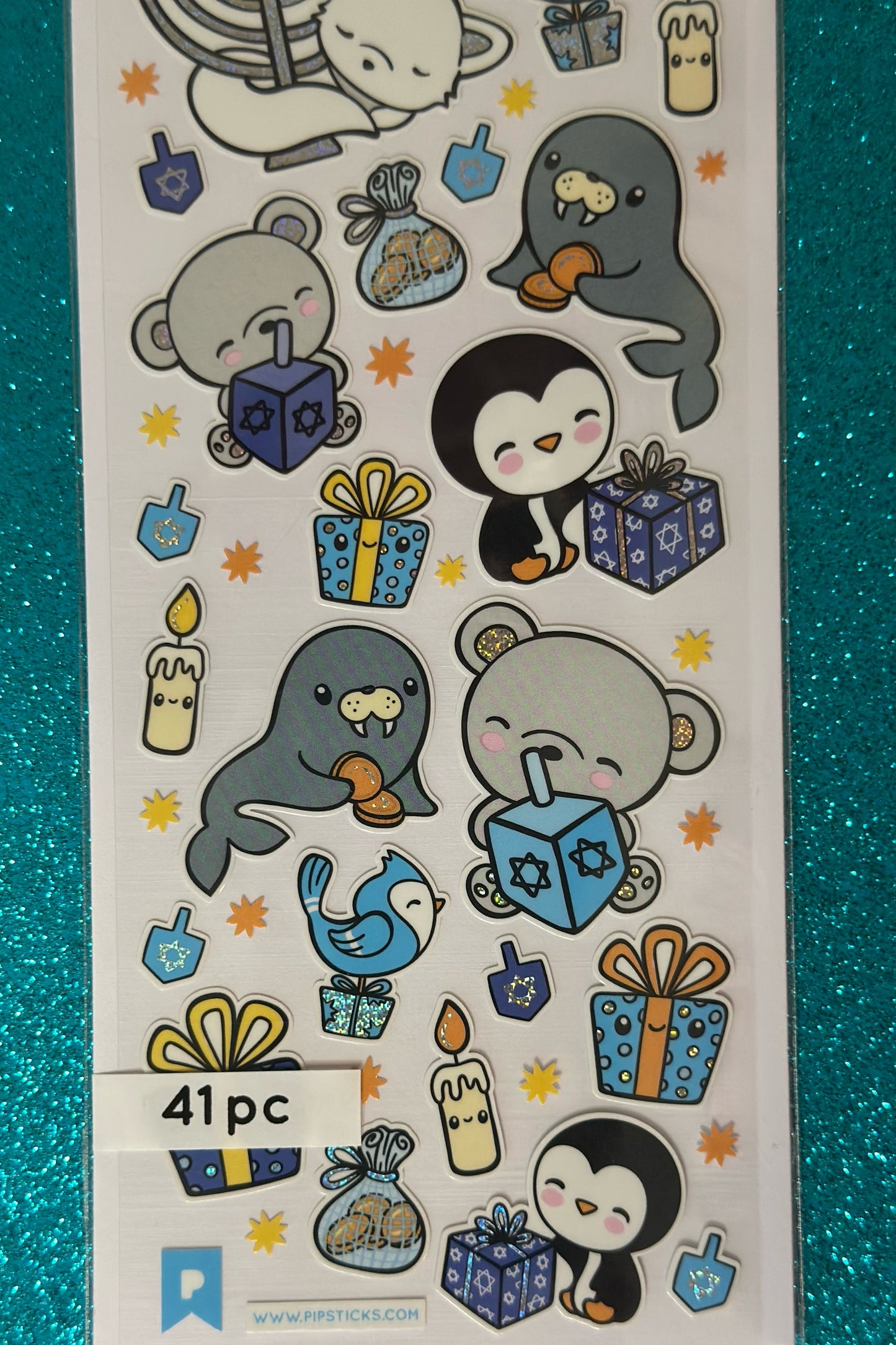 Festival Of Lights- Adorable Glitter Foil Sticker Sets