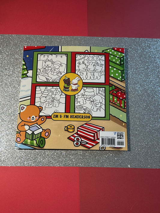 Christmas Coloring Book for Kids, Teens, & Adults- Festive Fuzzy Friends