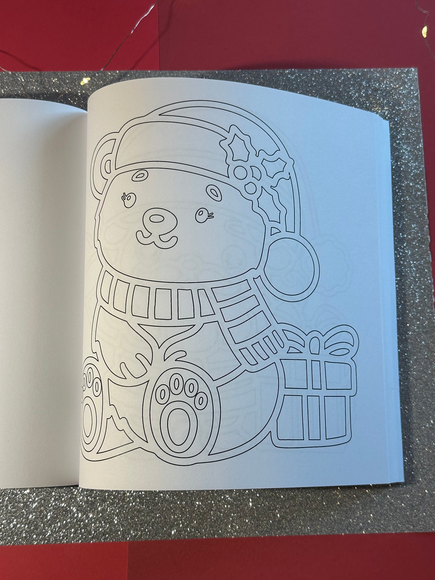 Monochrome Magic Christmas Edition: Bold and Easy One Pen Patterns | 50 Holiday Themed Hand-Drawn Images Ready to Color | Festive Designs for Relaxation and Stress Relief for Kids, Teens, and Adults