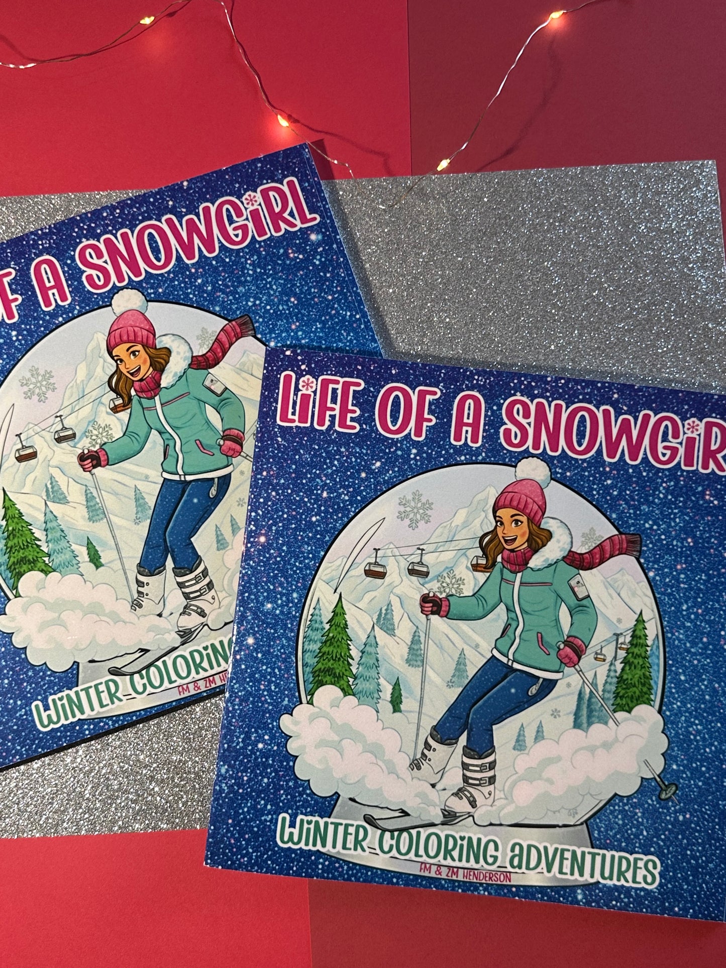 Life of a Snowgirl: Winter Coloring Adventures | 30 Cozy and Festive Holiday Scenes in Snowglobes | Detailed Snowy, Wintry Travel Scenes for Relaxation