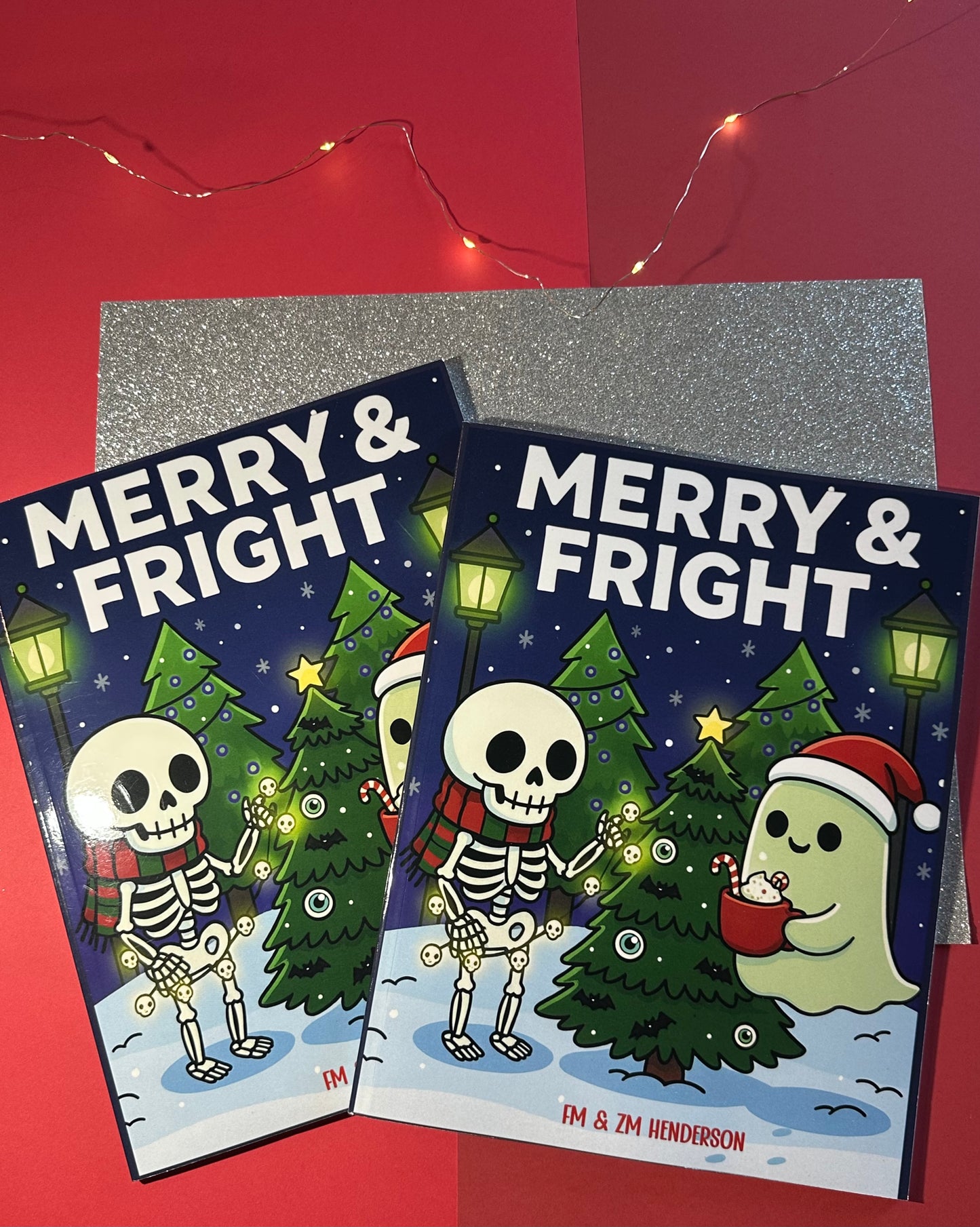 Merry & Fright: A Spooky Cute Christmas Coloring Book | 30 Haunted Holiday Themed Scenes | Festive & Merry, Not too Scary!