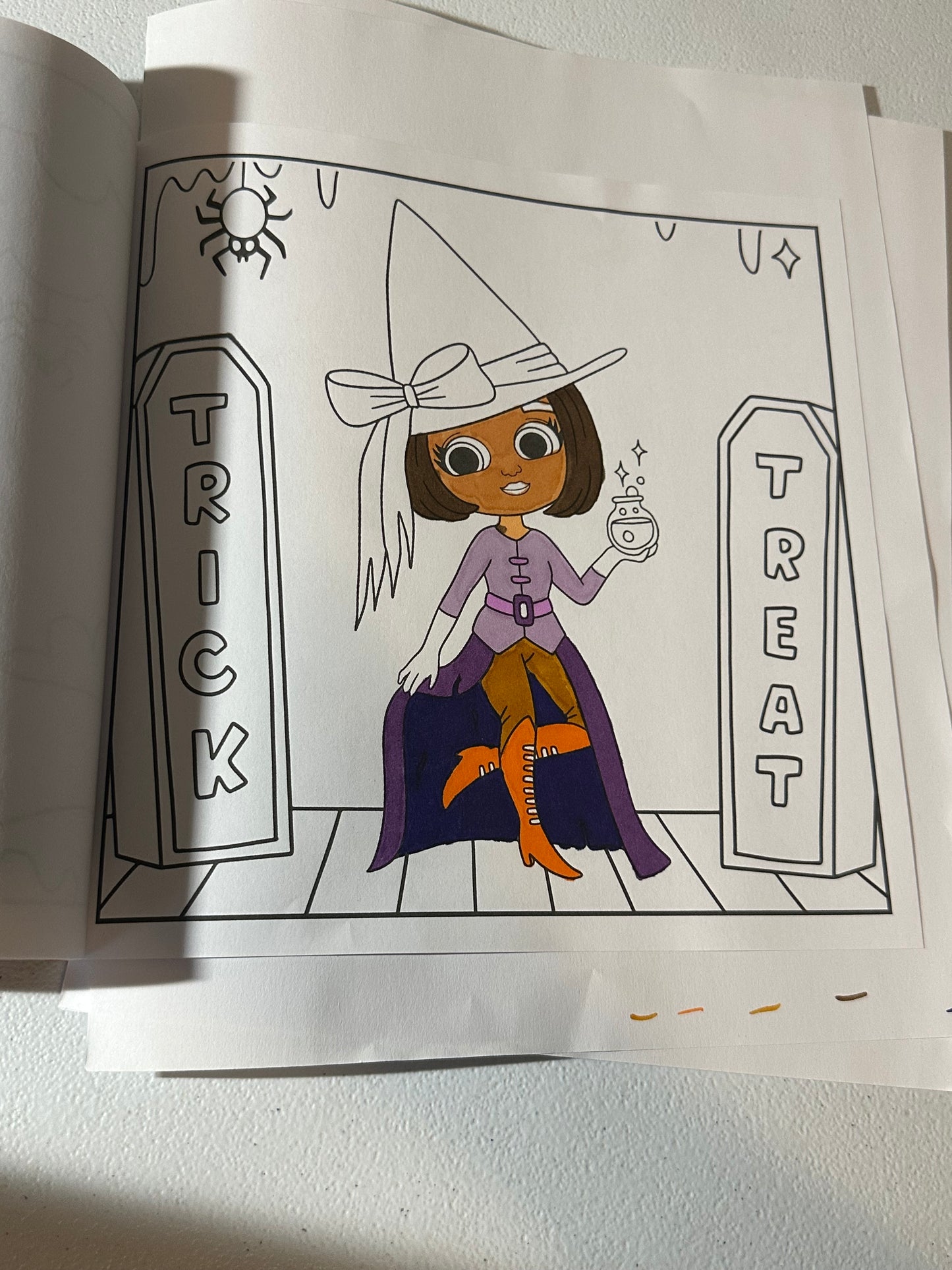 A Witchy Halloween Coloring Book for Kids, Teens, & Adults