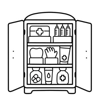 Hospital Coloring Book for Adults: Bold & Simple Medical Themed Images