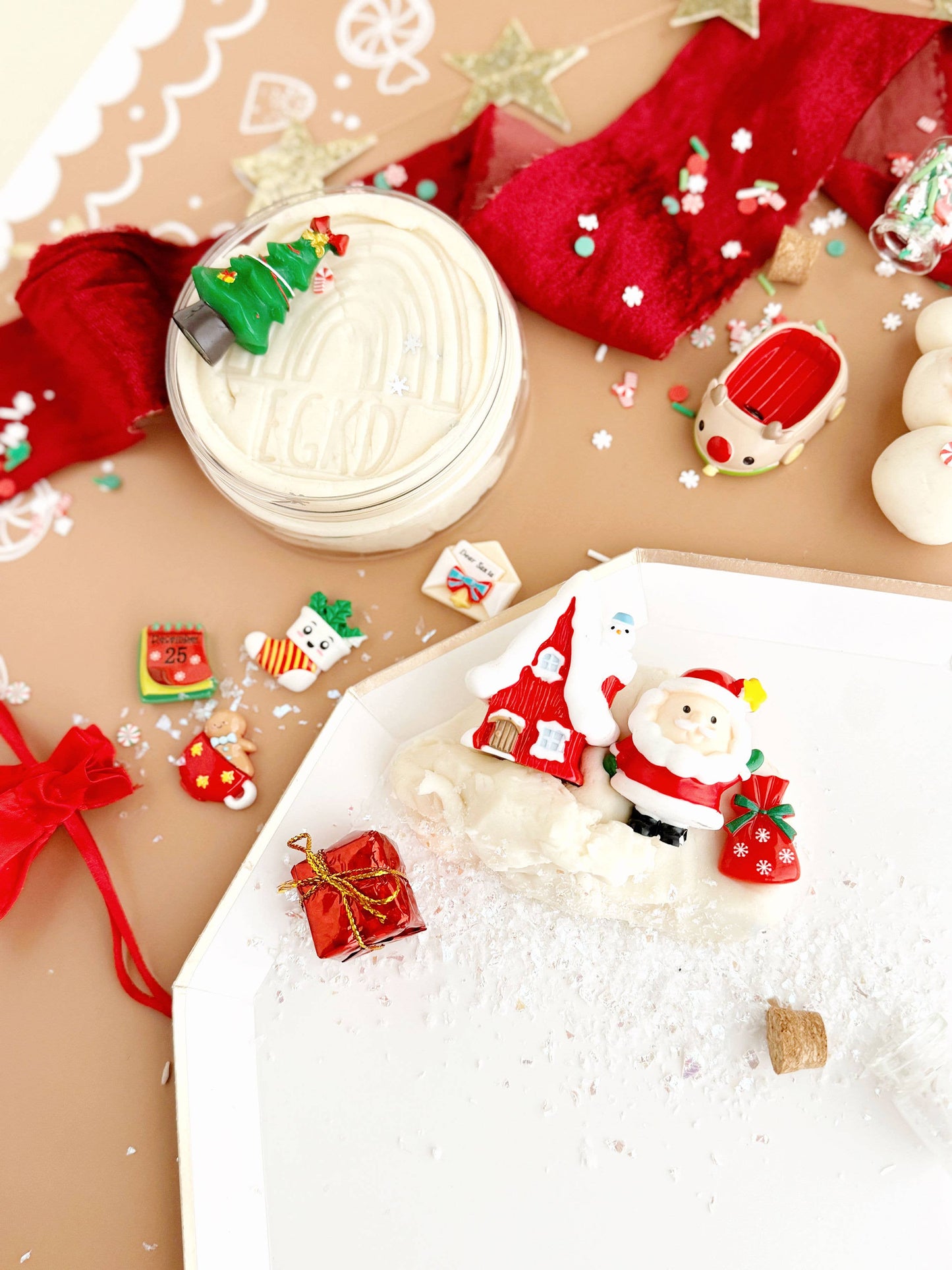 Santa's Cottage KidDough Play Kit- Sensory Hands-On Non-Toxic for ages 3 and up!