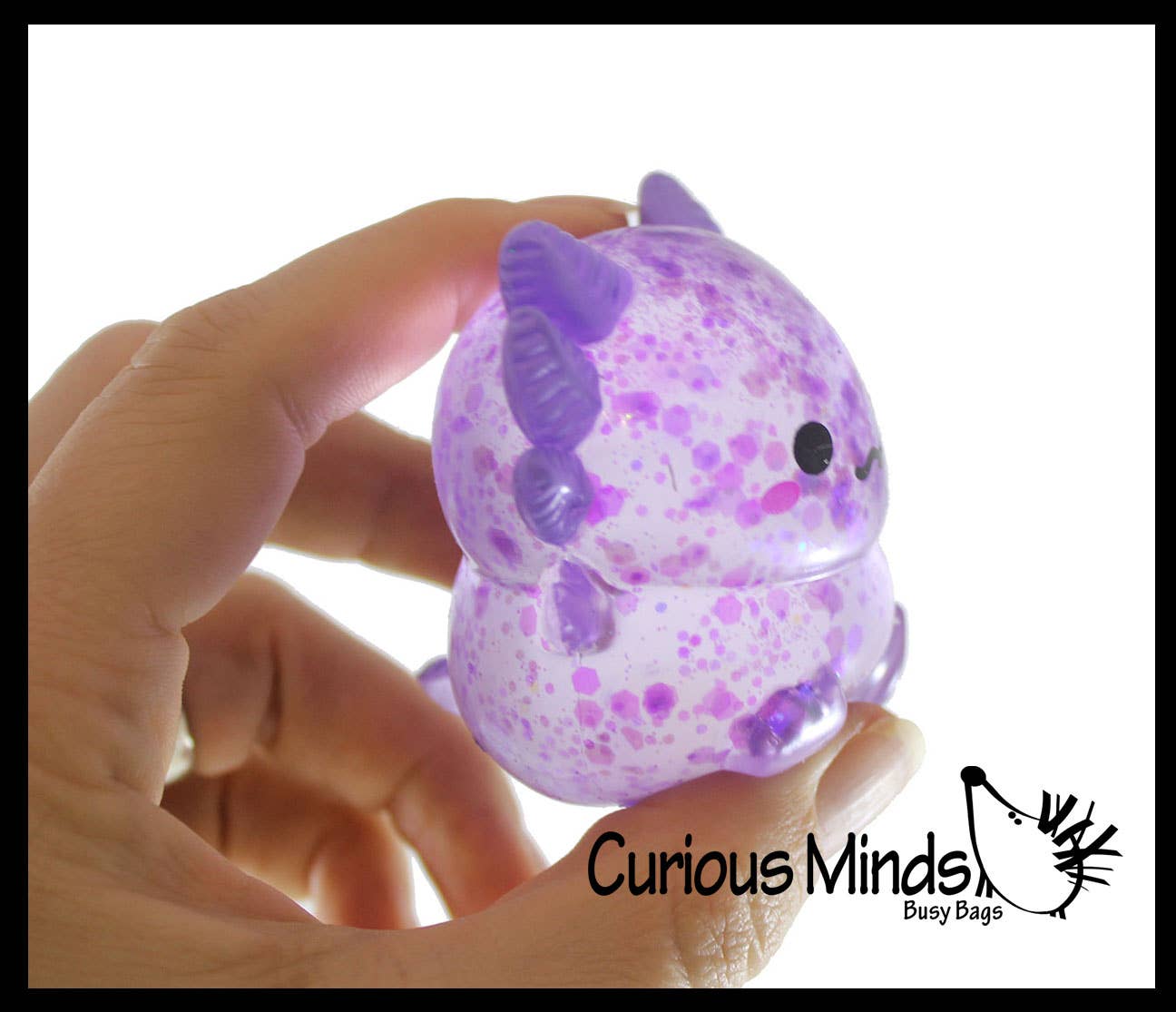 Axolotl Sugar Ball - Syrup Molasses Thick Glue/Gel Stress/Sensory Squeeze Fidget Toy