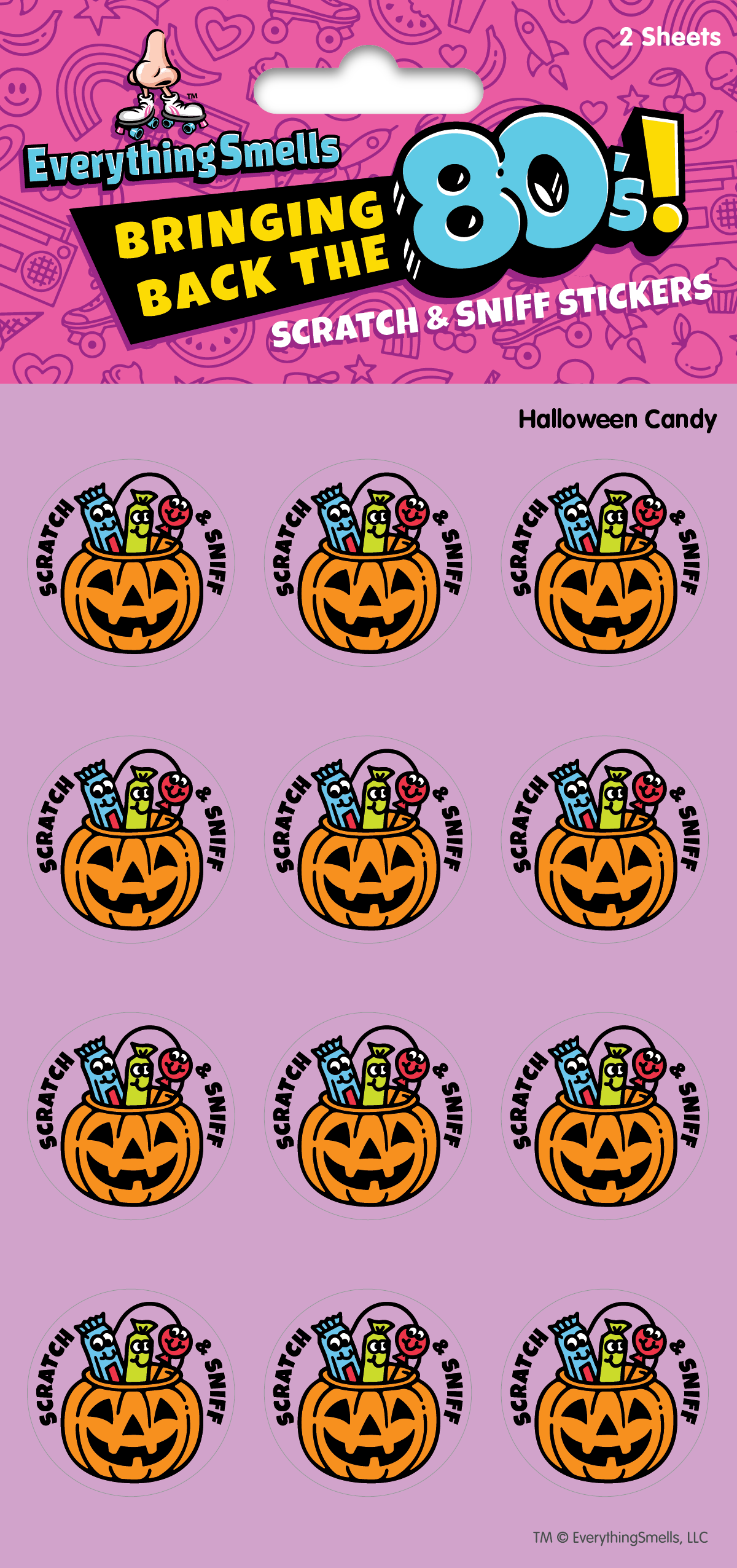 Halloween Candy - Scratch & Sniff Stickers