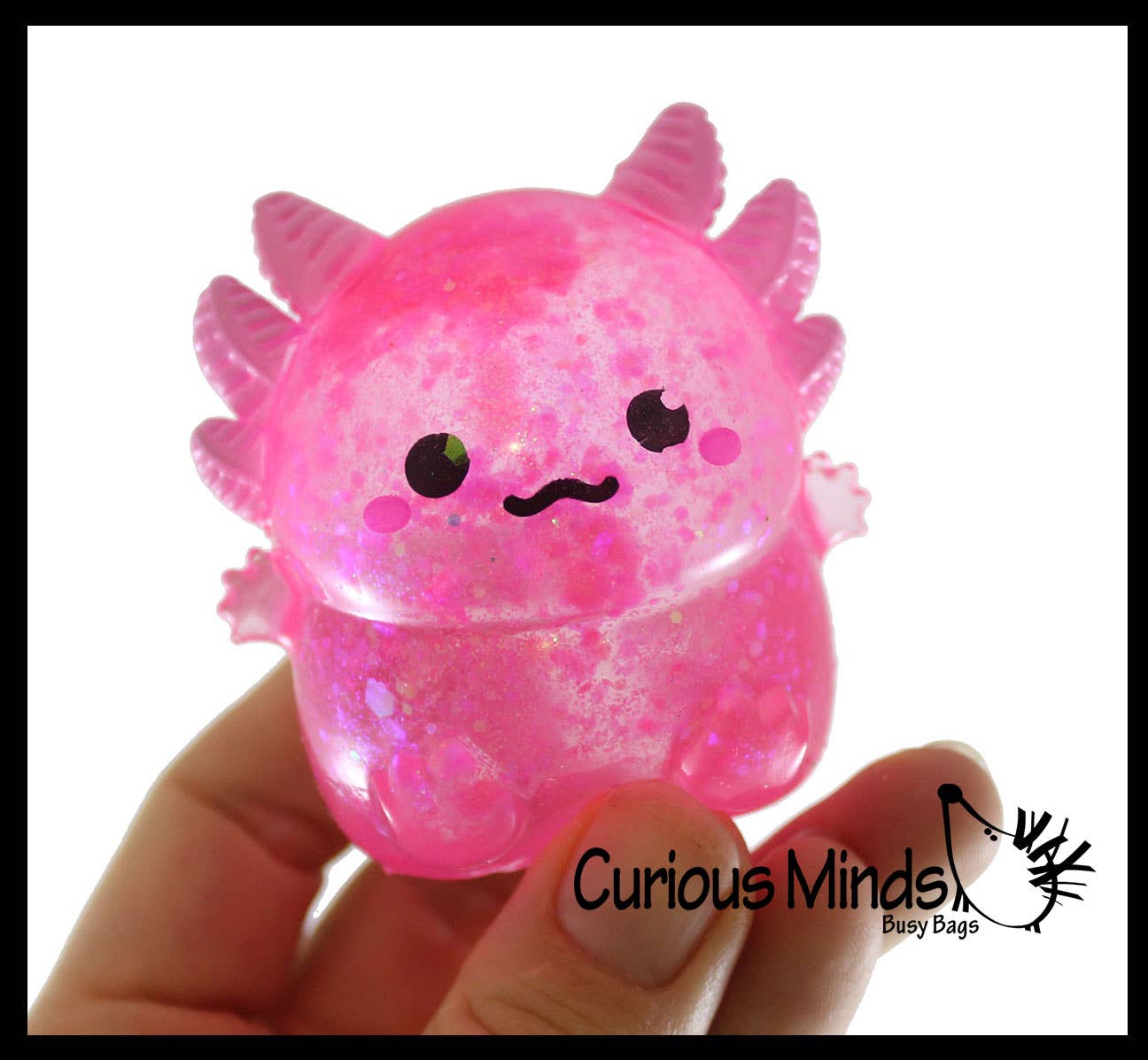 Axolotl Sugar Ball - Syrup Molasses Thick Glue/Gel Stress/Sensory Squeeze Fidget Toy