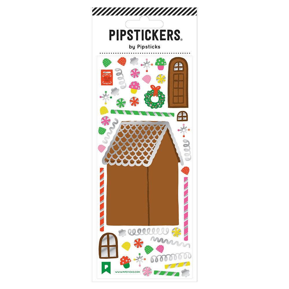 Build Your Own Gingerbread House Sticker Set- PipStickers
