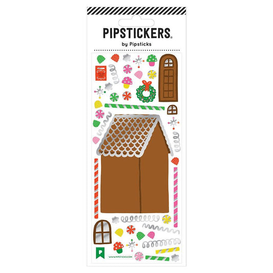 Build Your Own Gingerbread House Sticker Set- PipStickers