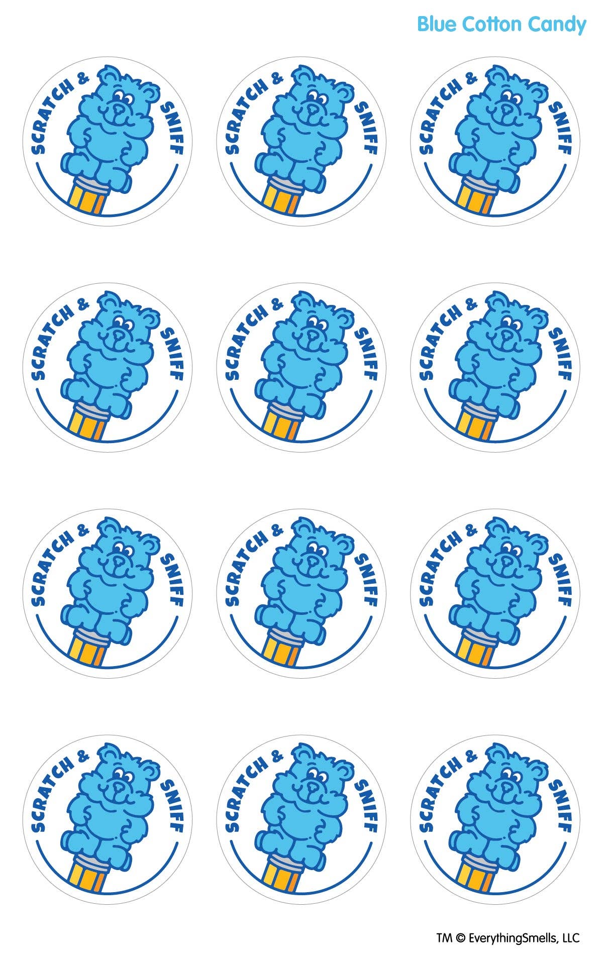 80's Pencil Topper EverythingSmells Scratch & Sniff Stickers