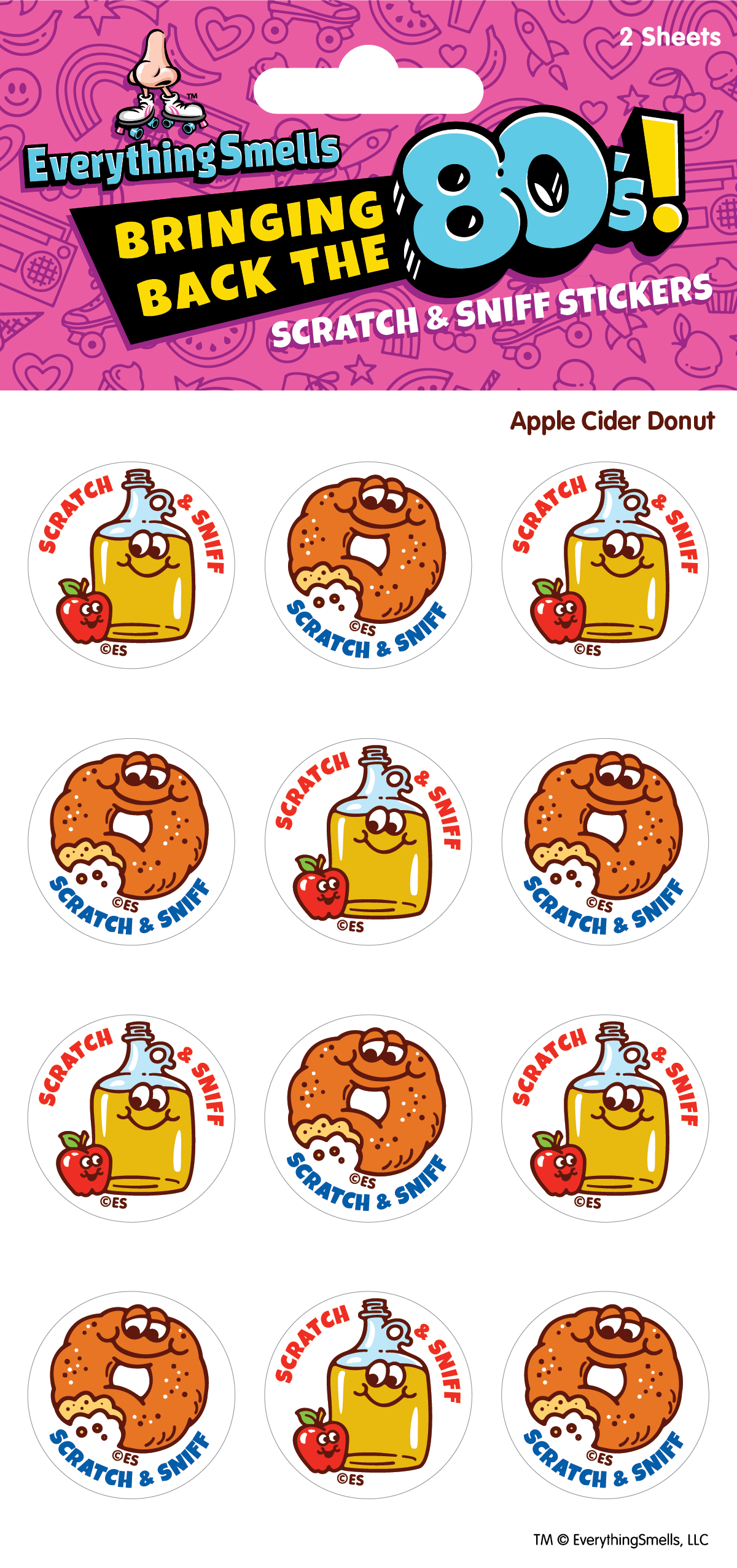 Apple Cider & Donut - Scratch & Sniff Stickers