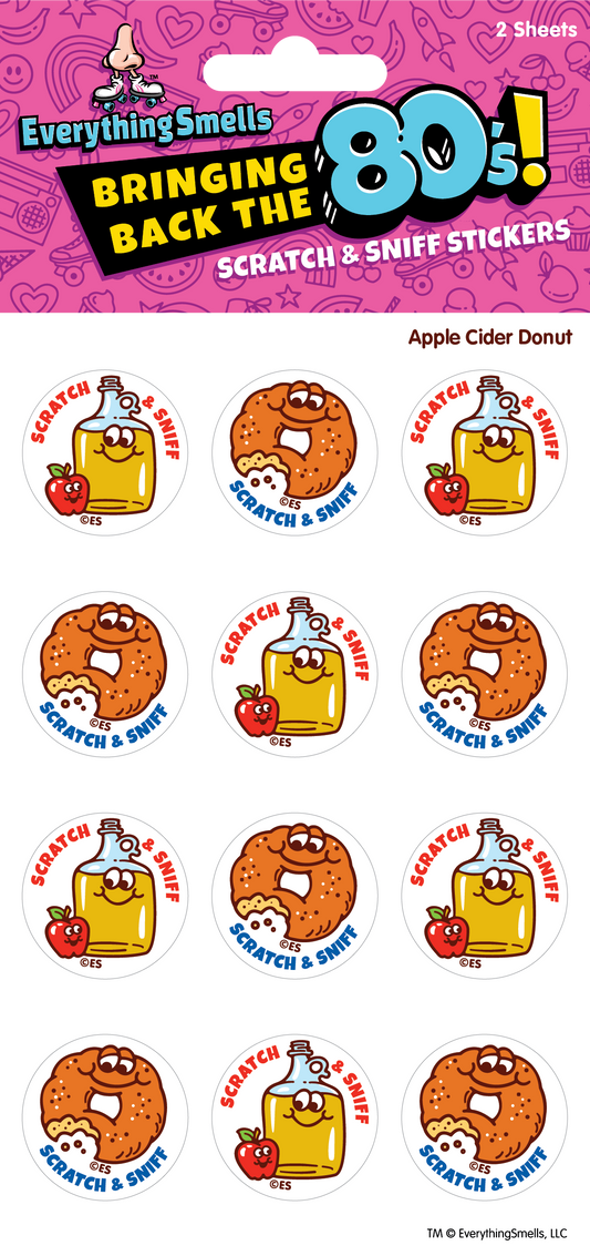 Apple Cider & Donut - Scratch & Sniff Stickers
