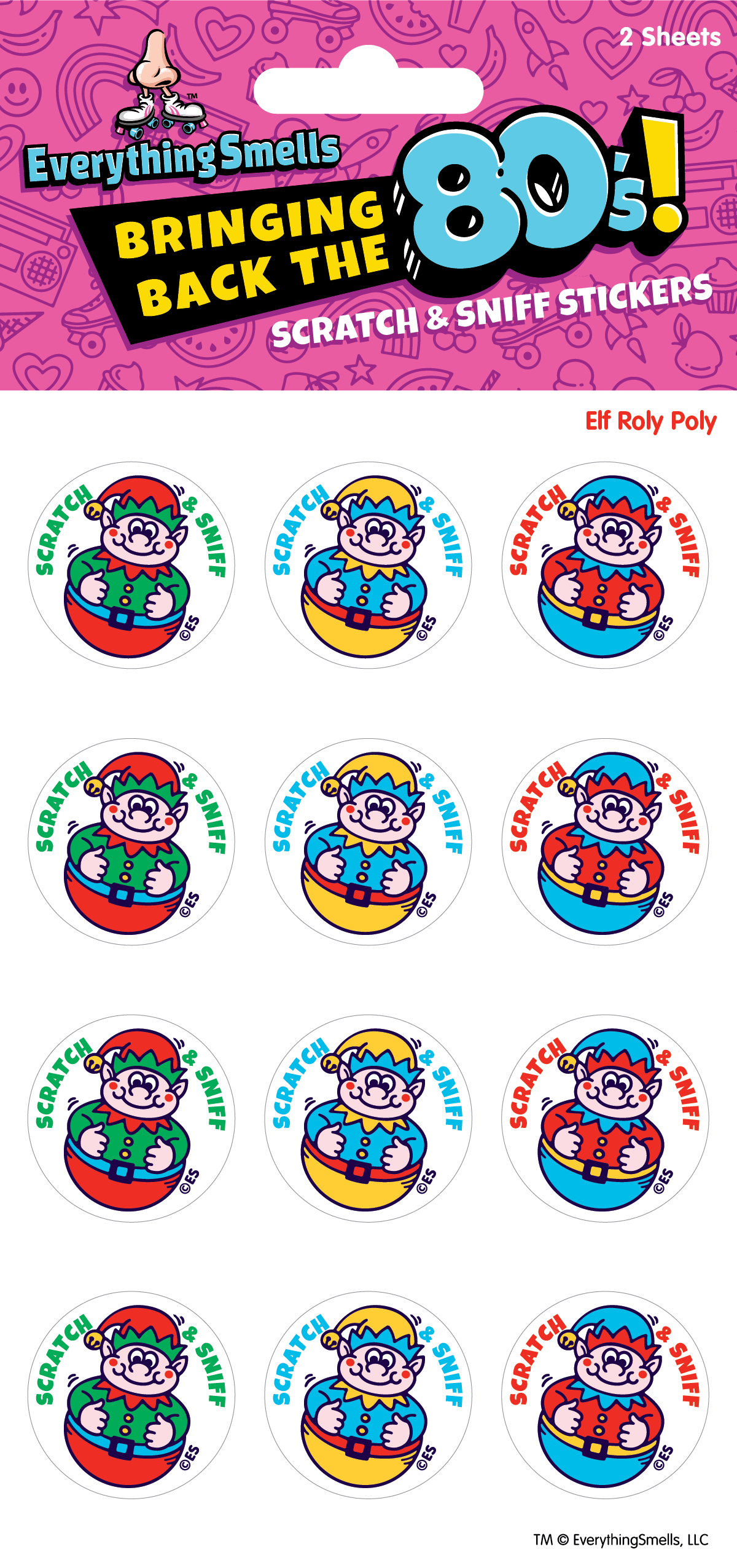 Sugarplum Elves EverythingSmells Scratch & Sniff Stickers