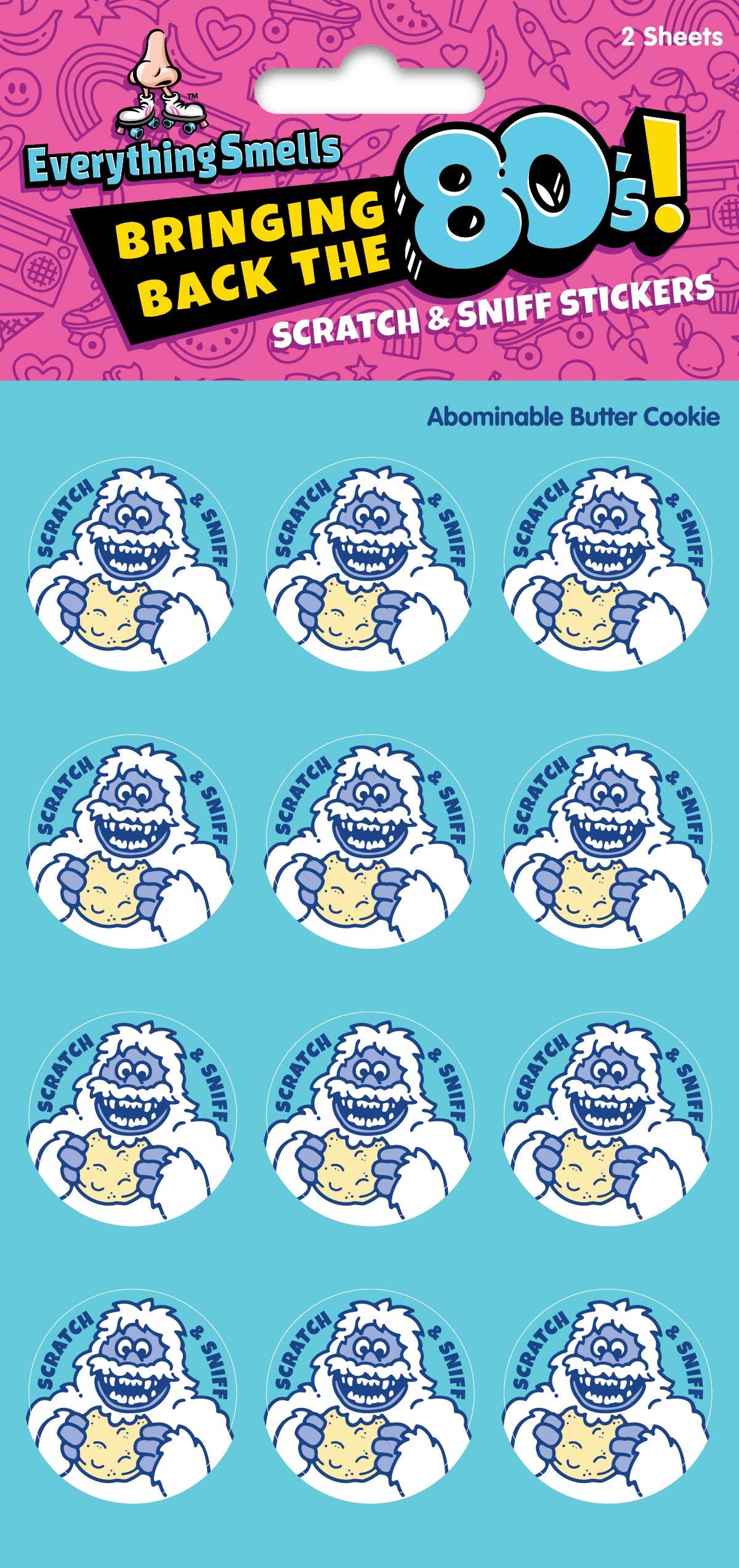 Abominable Butter Cookie EverythingSmells Scratch & Sniff Stickers