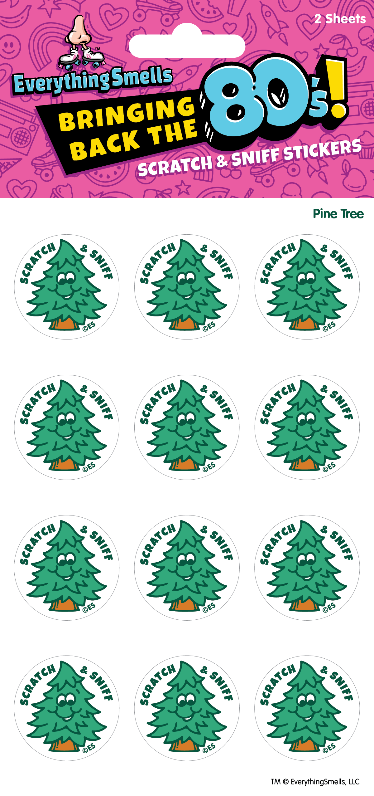 Pine Tree EverythingSmells Scratch & Sniff Stickers