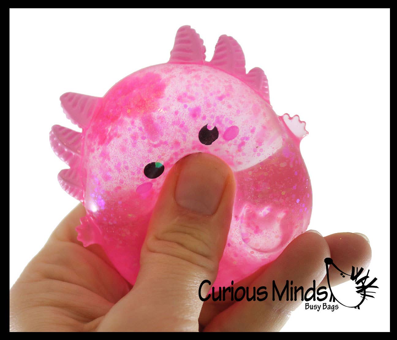 Axolotl Sugar Ball - Syrup Molasses Thick Glue/Gel Stress/Sensory Squeeze Fidget Toy