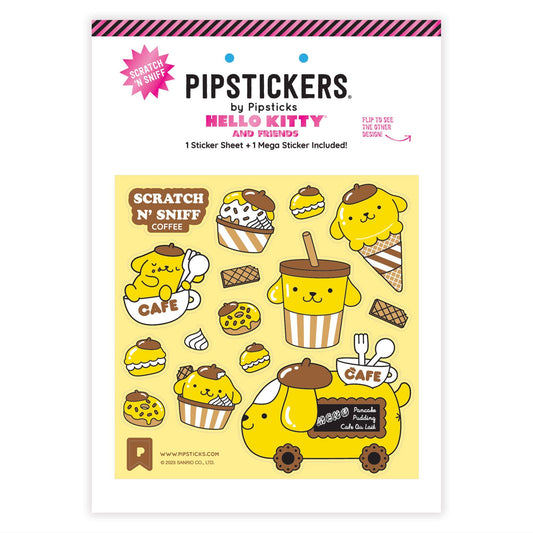Pompompurin Café Cruiser Scratch 'n Sniff Stickers (2 count)