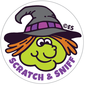 Smell A Witch - Scratch & Sniff Stickers
