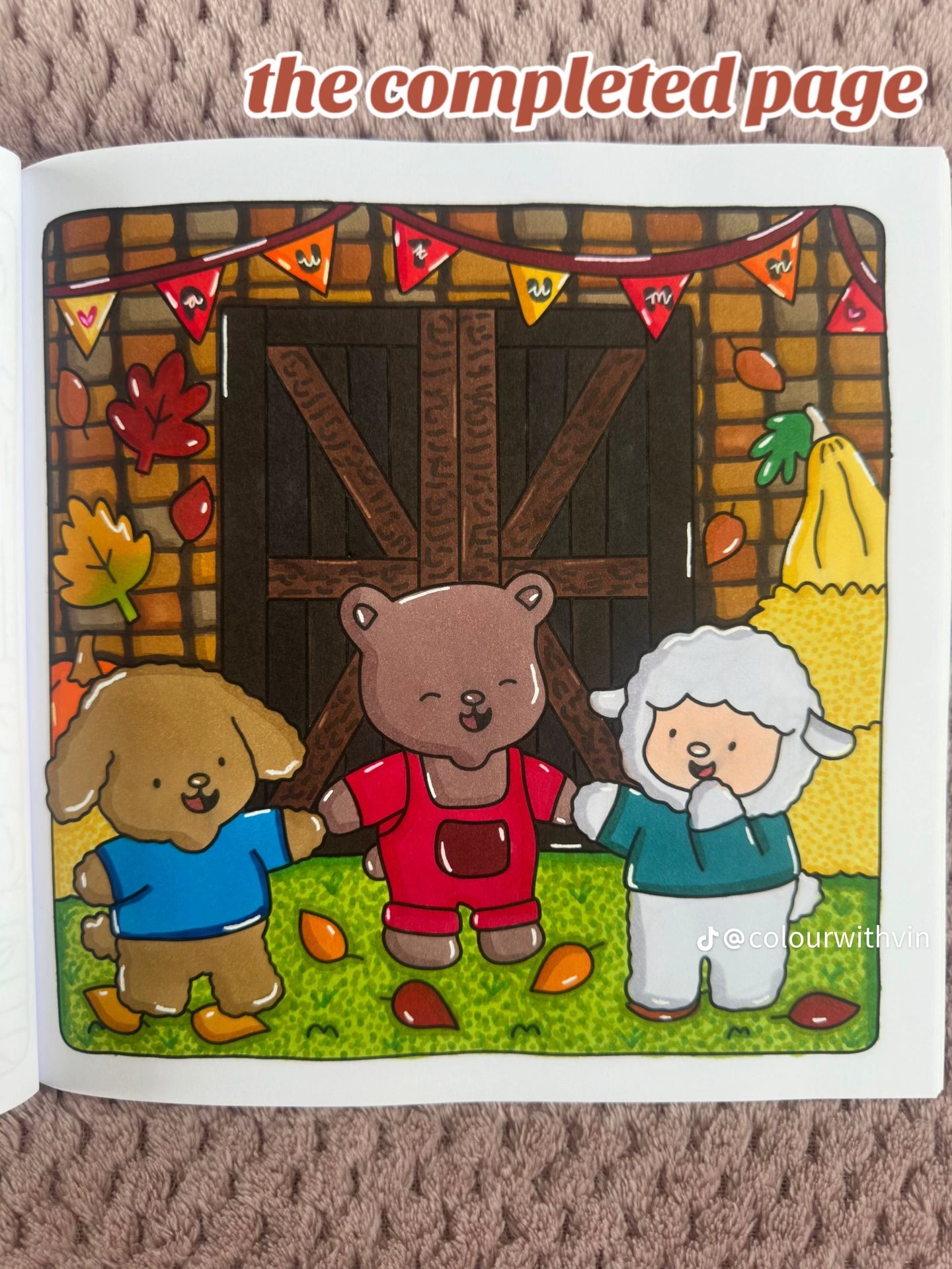 Autumn Hugs & Harvest: Coloring Book for All Ages!