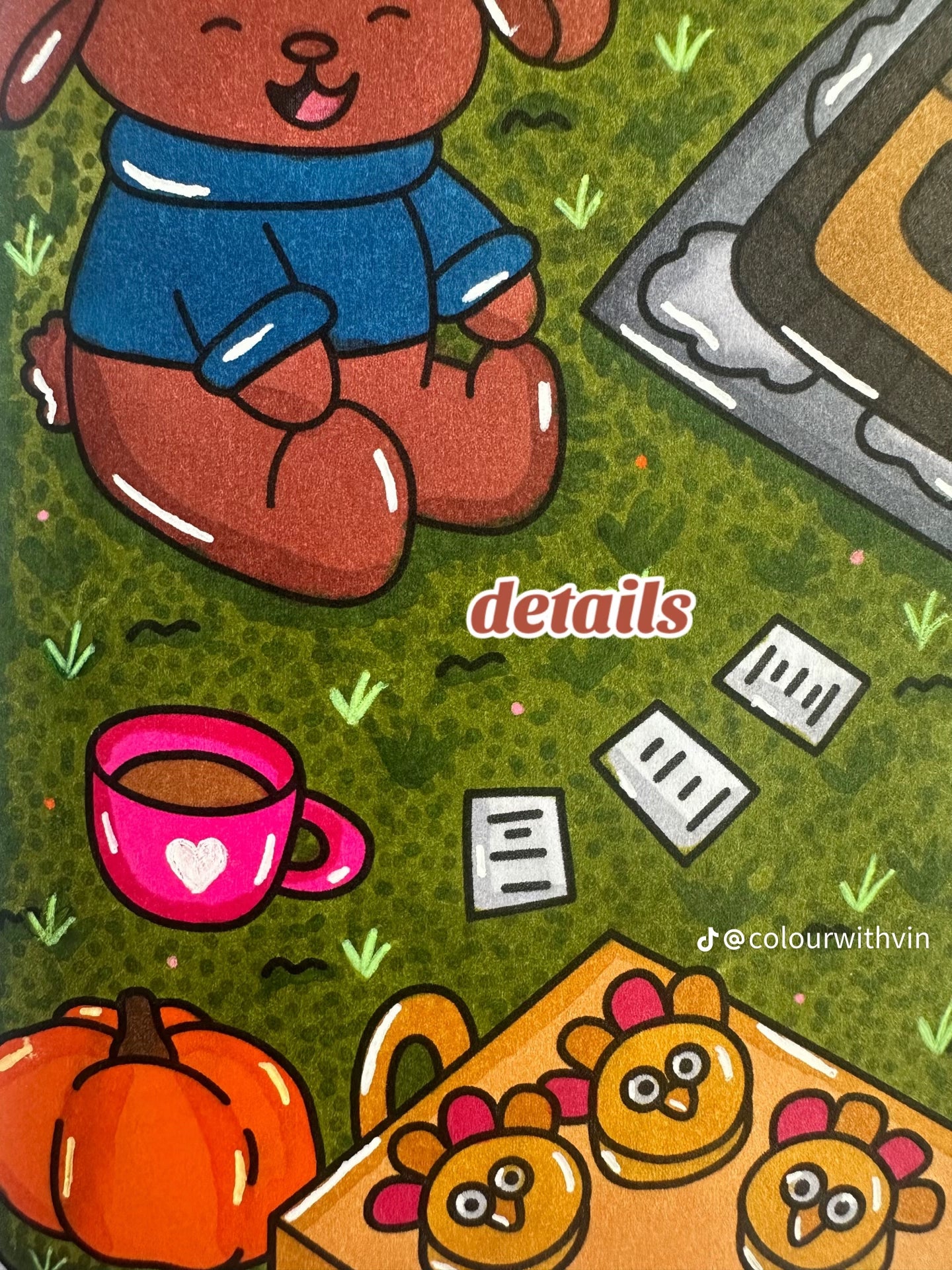 Autumn Hugs & Harvest: Coloring Book for All Ages!