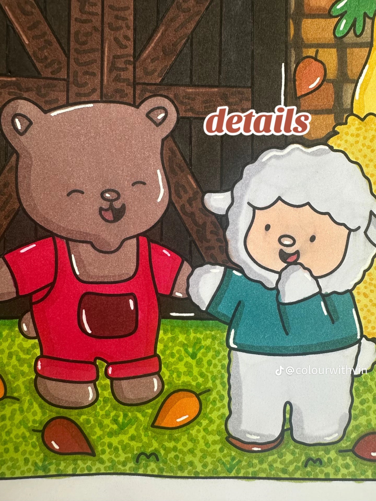Autumn Hugs & Harvest: Coloring Book for All Ages!
